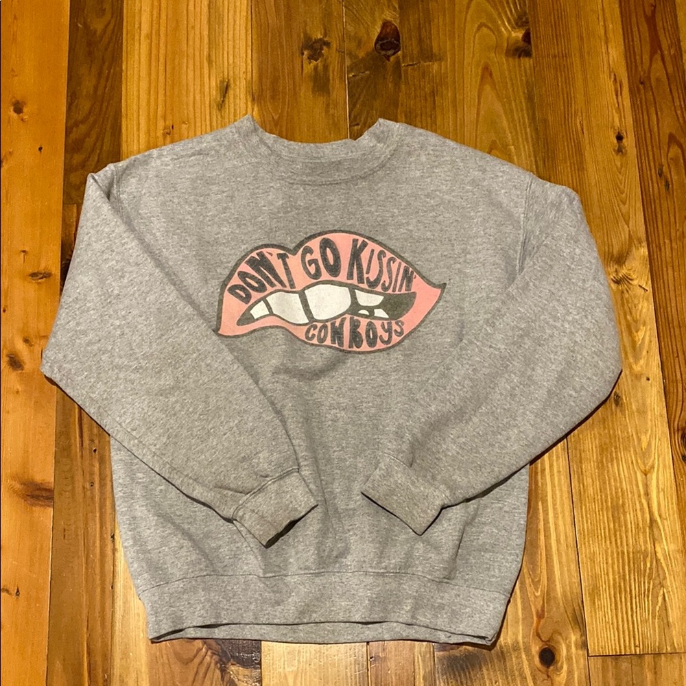 Gray Graphic Women's Sweatshirt